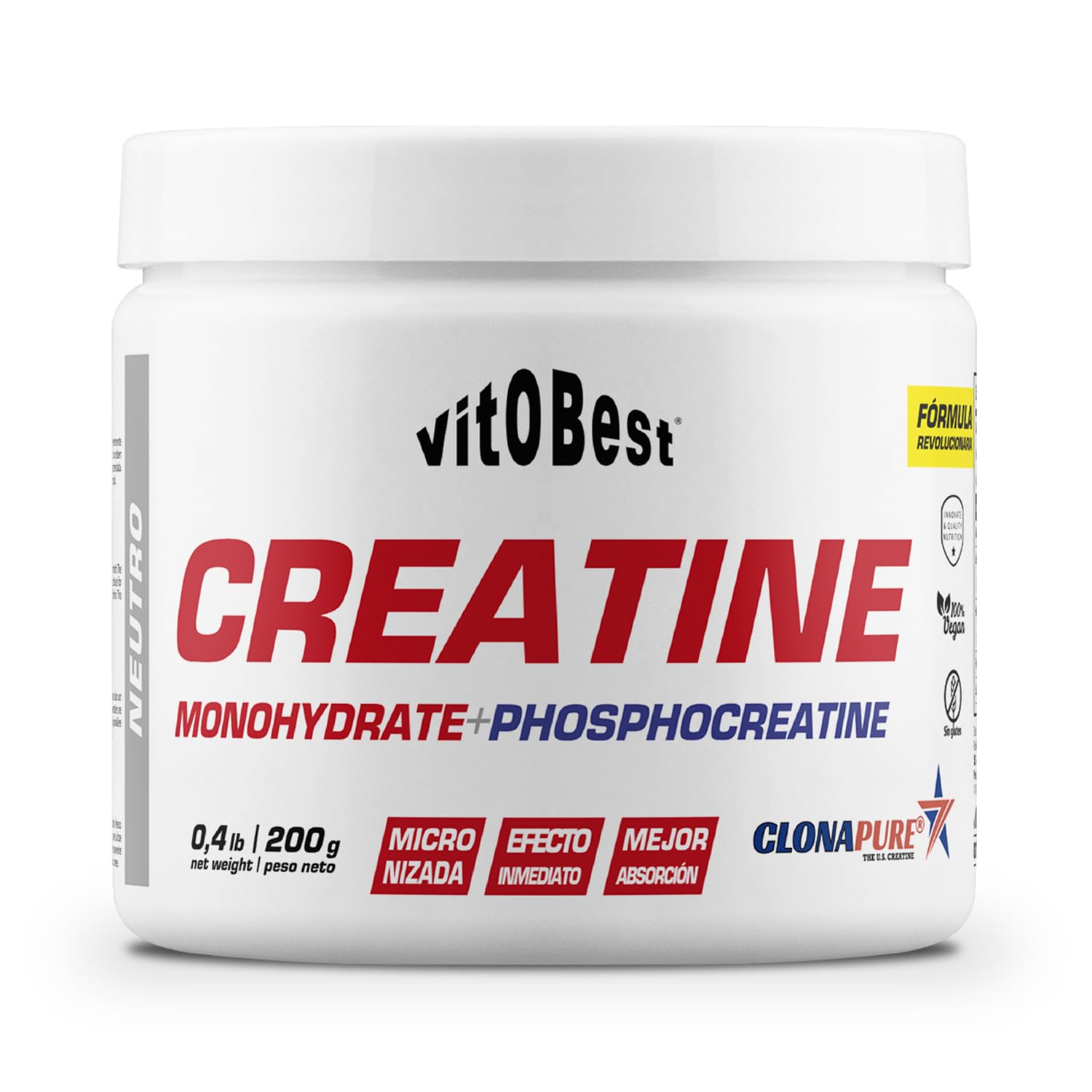 Clonapure® Creatina · Neutra, 200 g · neutro