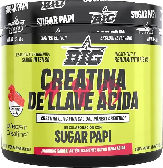 Creabig Purest Creatine Ultrafina · Llave Ácida, 340 g · llave ácida