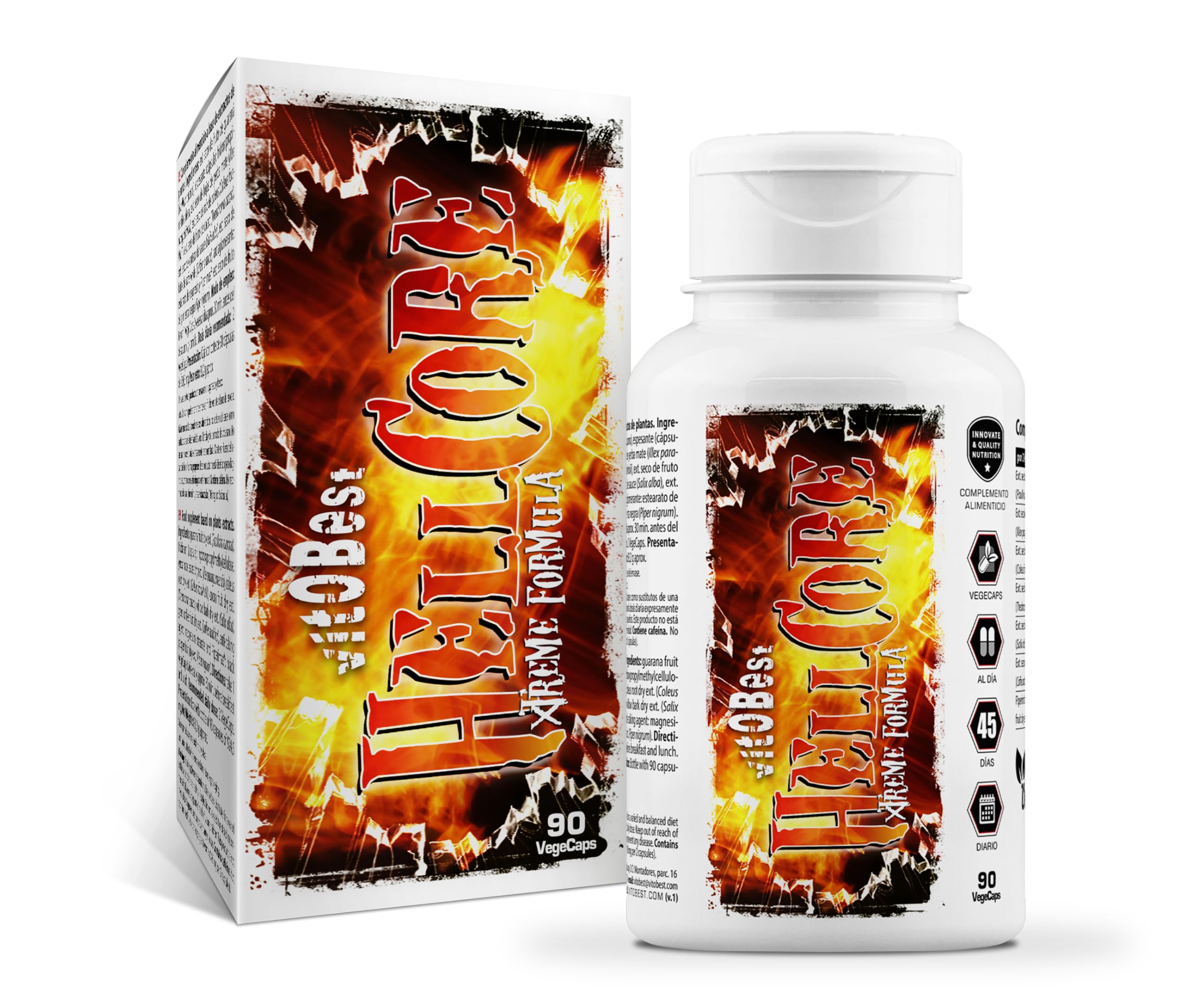 Hellcore, 90 cápsulas vegetales