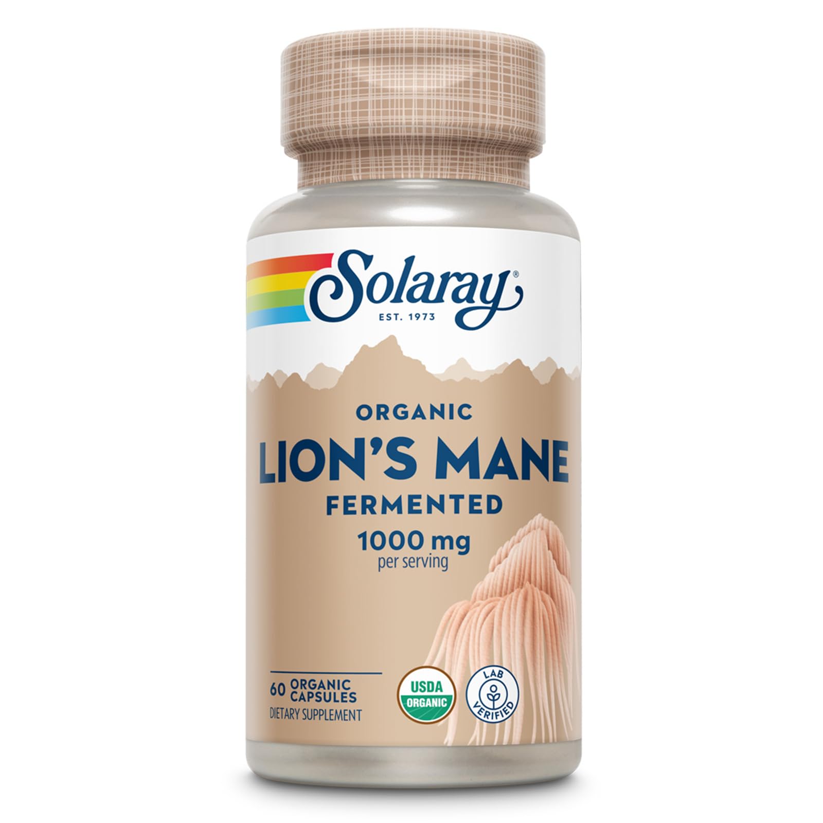 Lion's Mane 1000 mg, 60 cápsulas vegetales