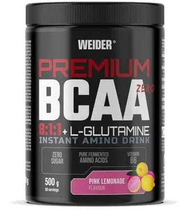 Premium BCAA 8:1:1+L-Glutamine Sabor Pink Lemonade, 500g (2)