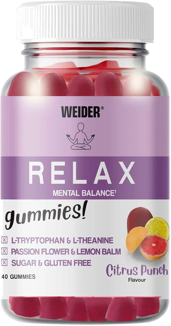 Relax Gummies Sabor Citrus Punch, 40 gominolas