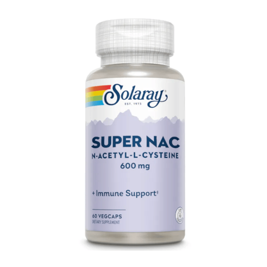 Super NAC 600 mg, 60 cápsulas vegetales
