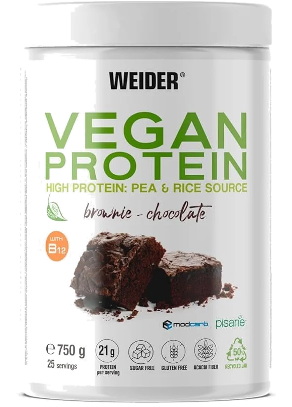 Vegan Protein Sabor Brownie-Chocolate, 750g