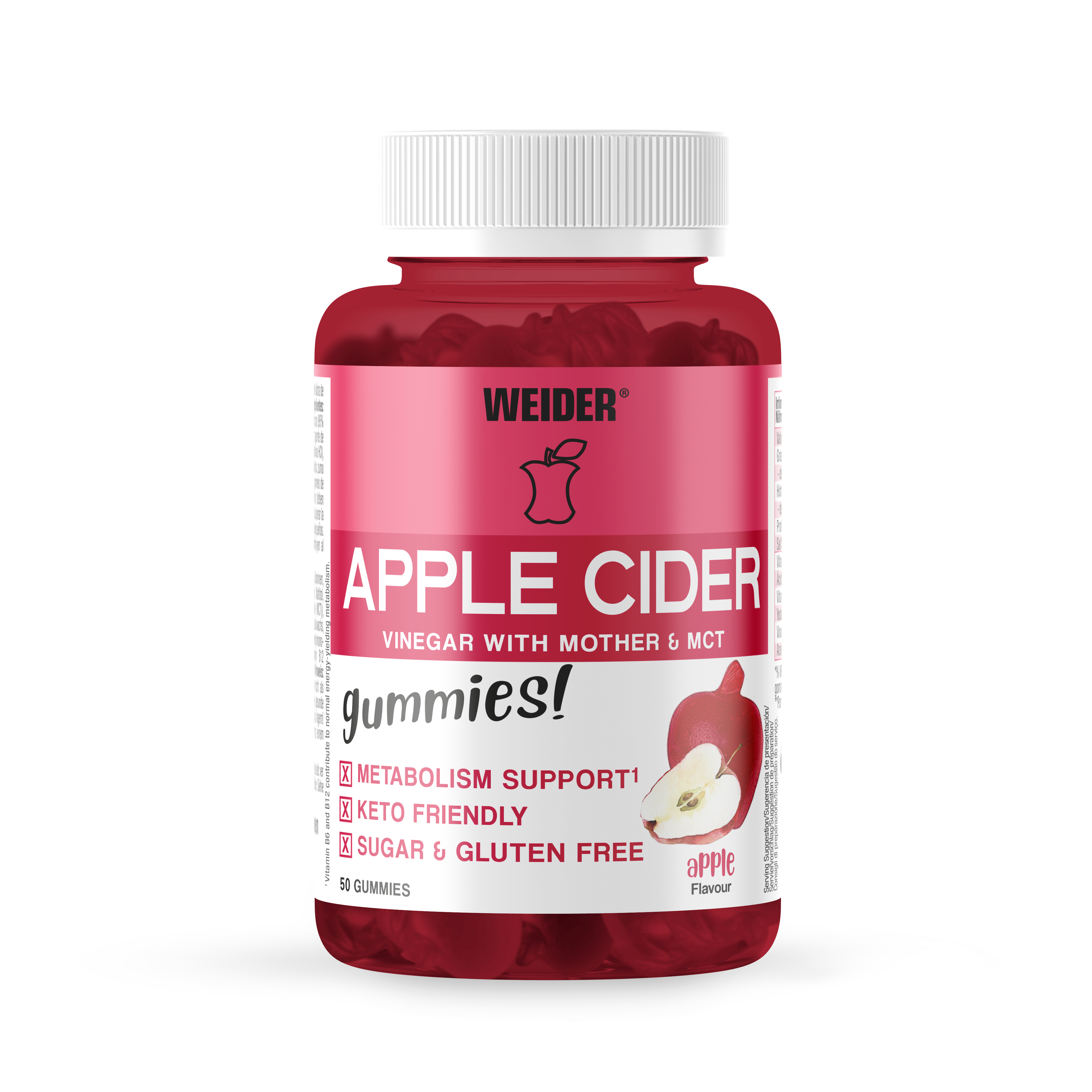 Apple Cider Vinegar Gummies · Manzana, 50 gominolas