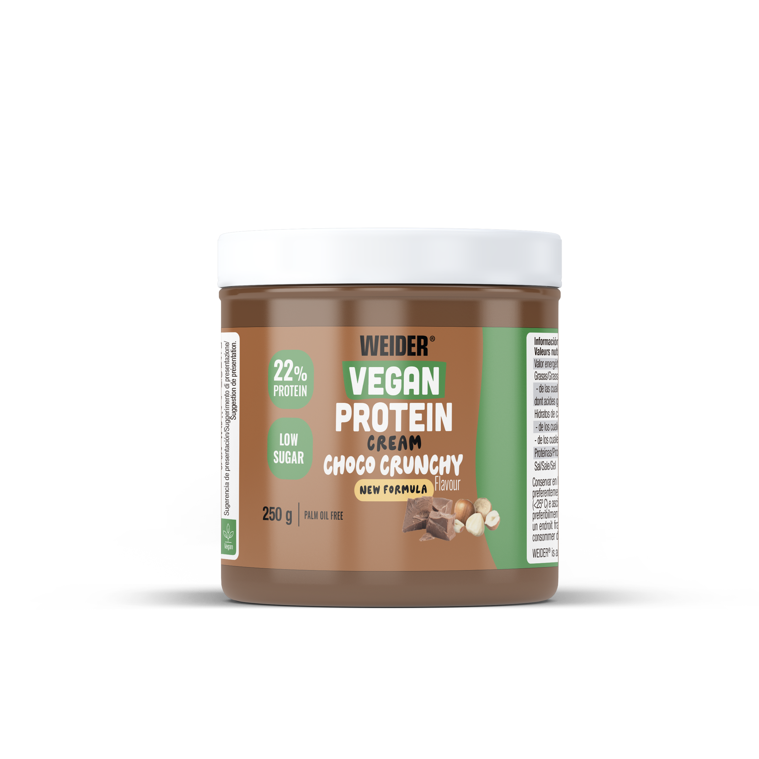 Vegan Protein Cream · Chocolate y avellanas, 250 g