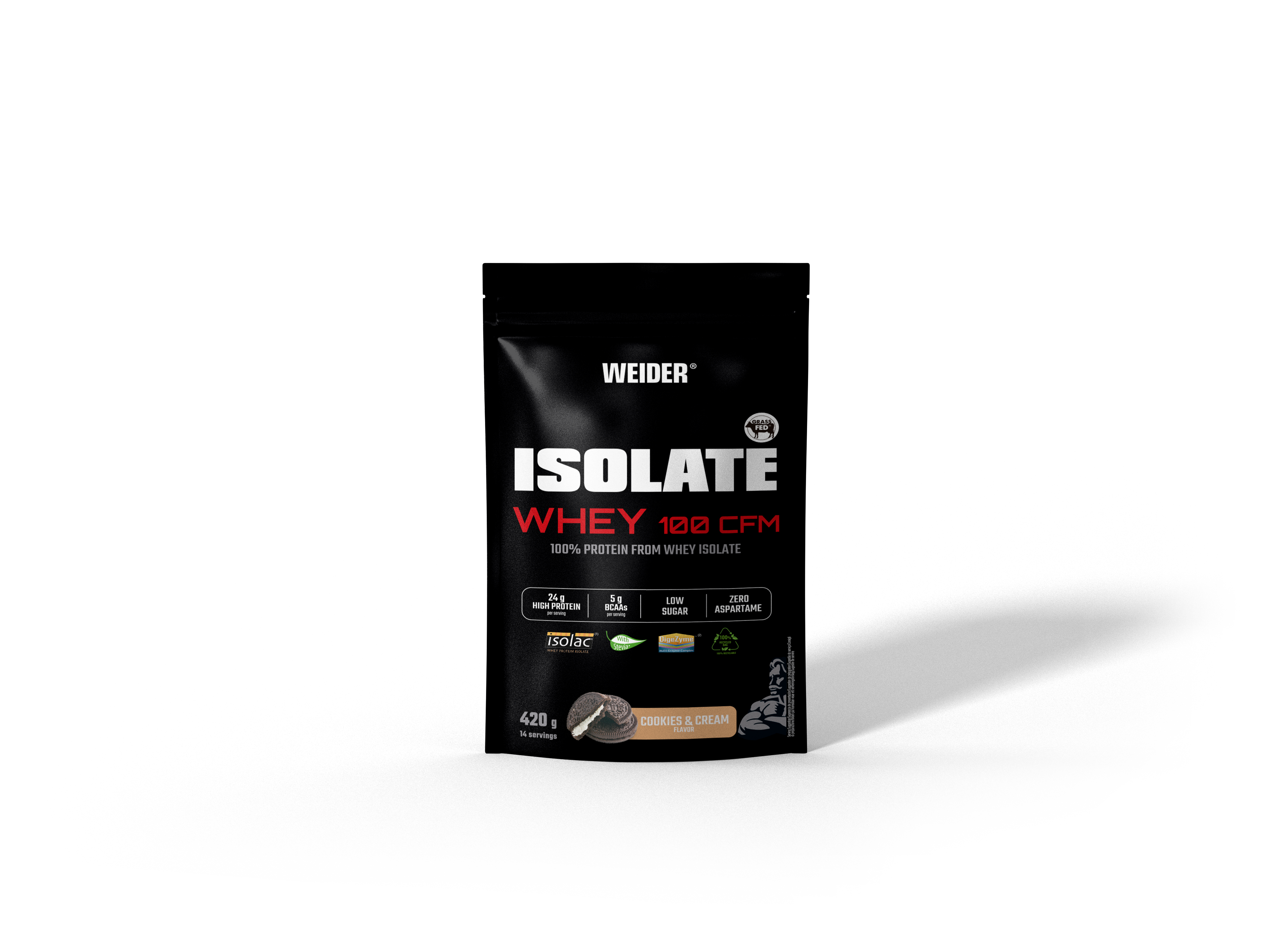 Isolate Whey 100 CFM · Cookies & Cream, 420 g · cookies & cream