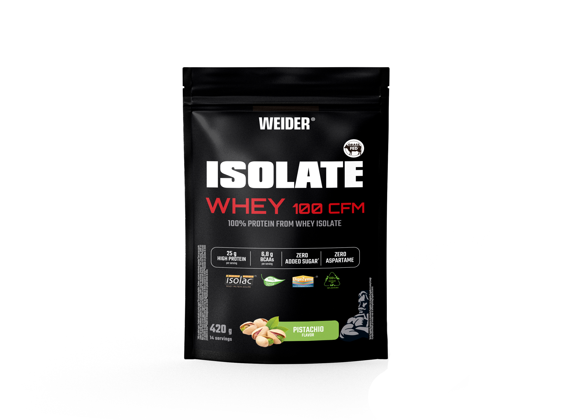 Isolate Whey 100 CFM · Pistacho, 420 g · pistacho