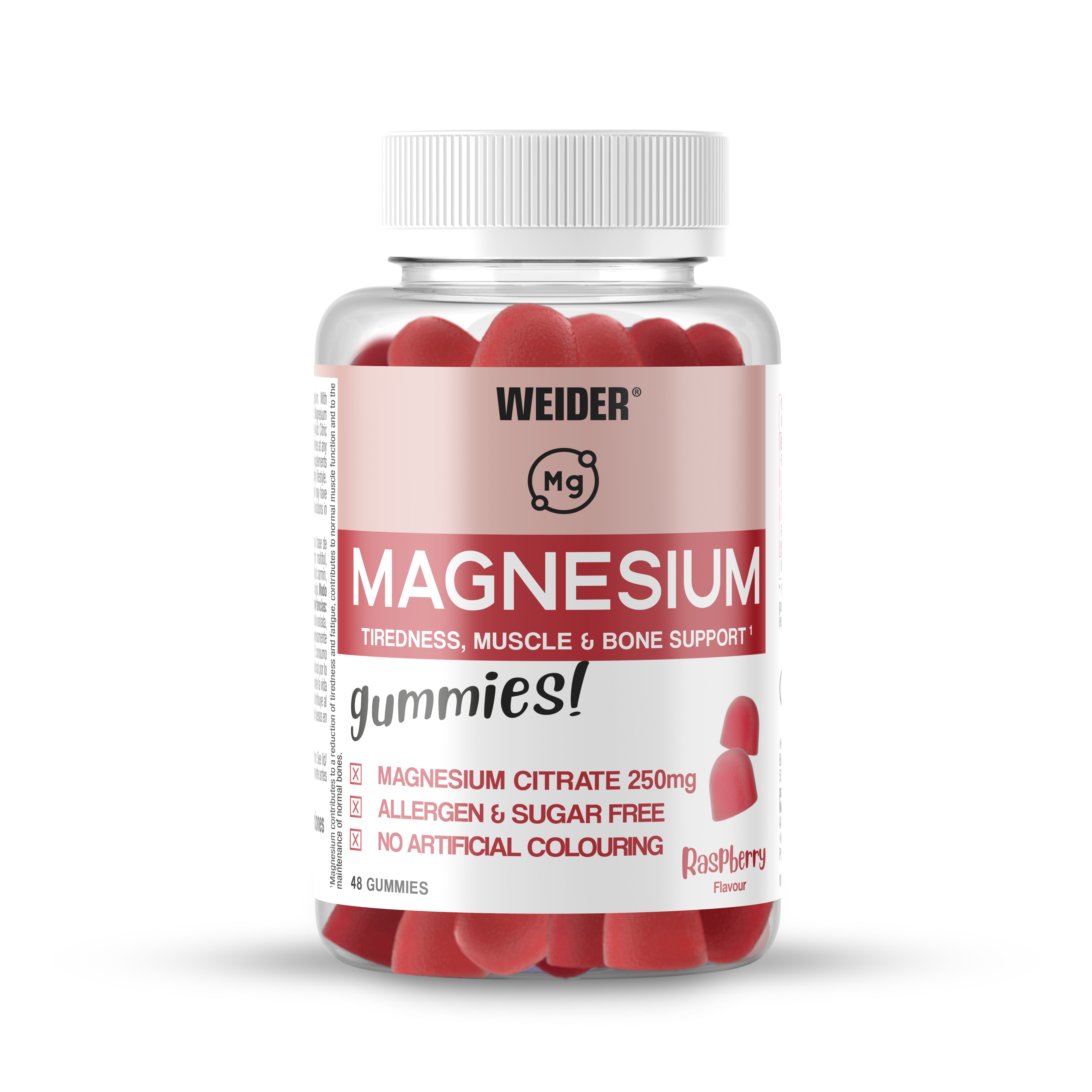 Magnesium Gummies · Frambuesa, 48 gominolas