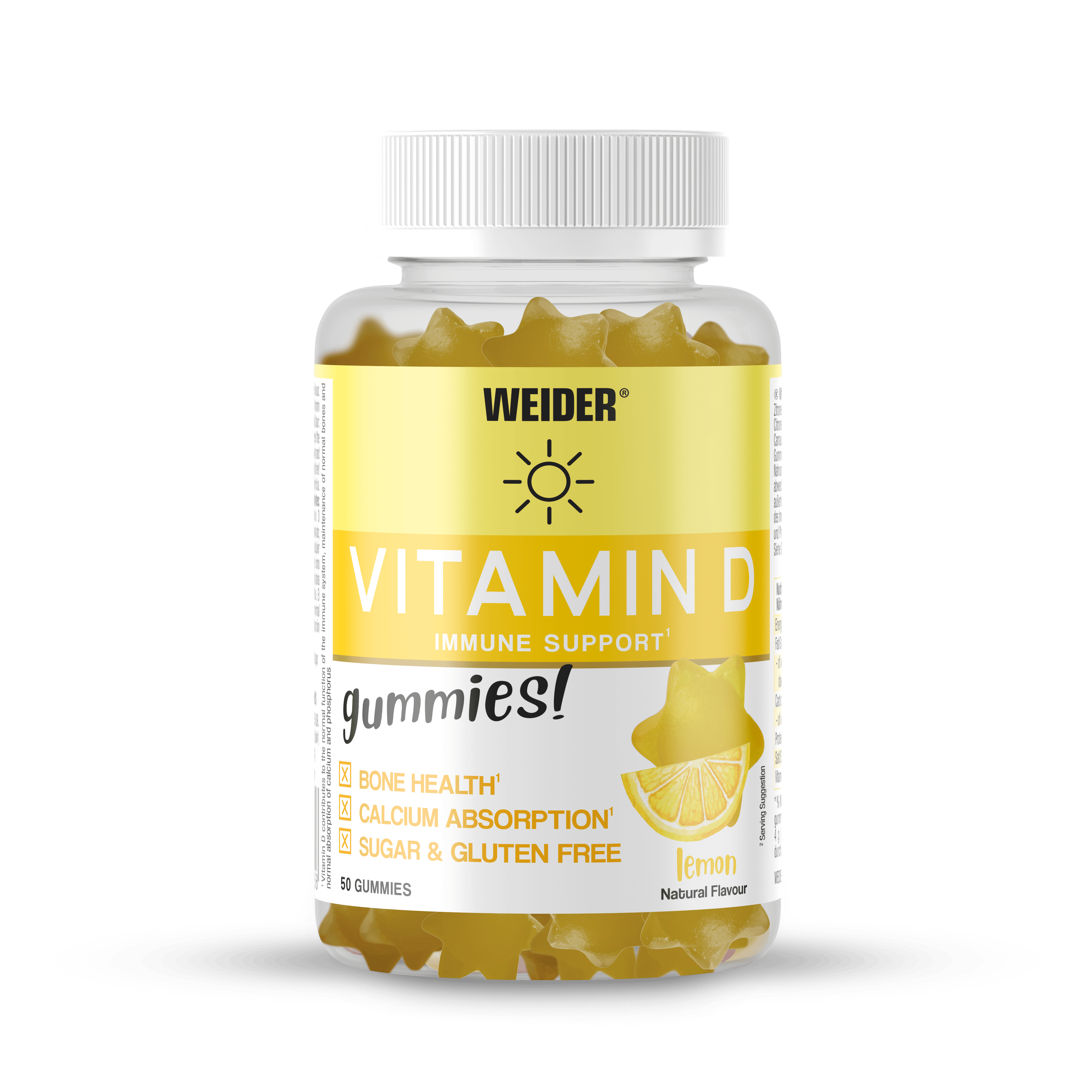 Vitamin D Gummies · Limón, 50 gominolas